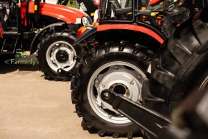 Tractors with tube tires