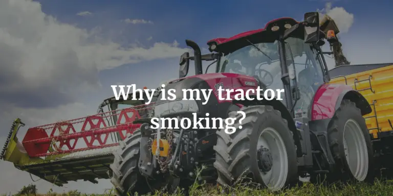 why is my tractor smoking