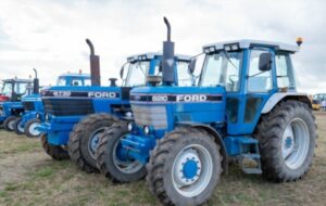 blue ford tractors